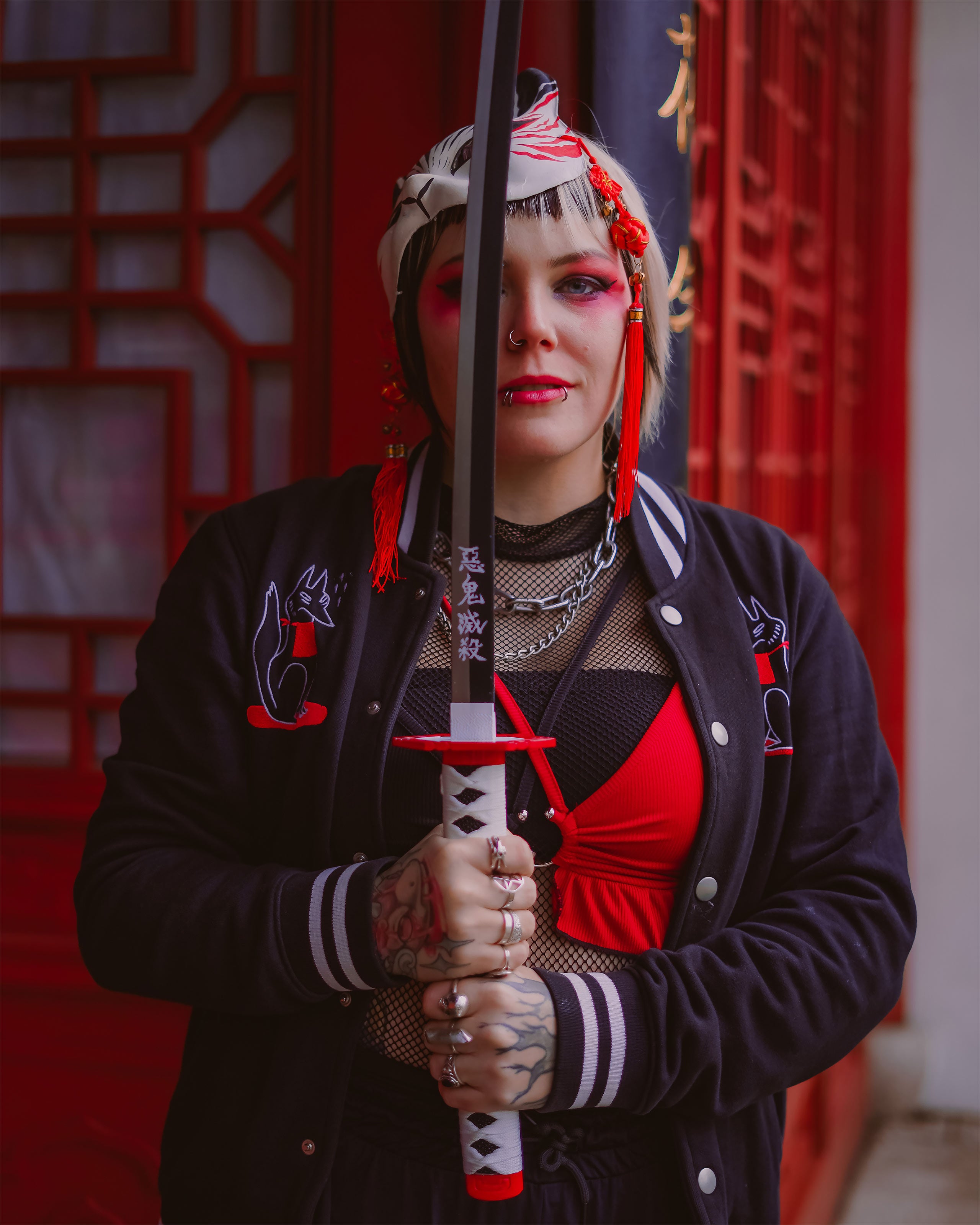 Produktbild Giyu Katana für Demon Slayer Fans