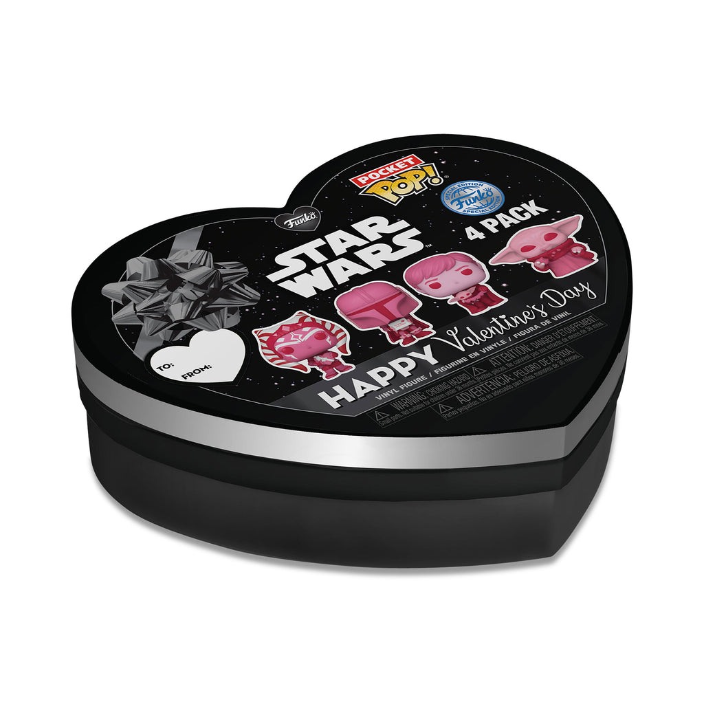 Produktbild Star Wars - Funko Pocket Pop 4er Figuren Set Valentinstags-Edition