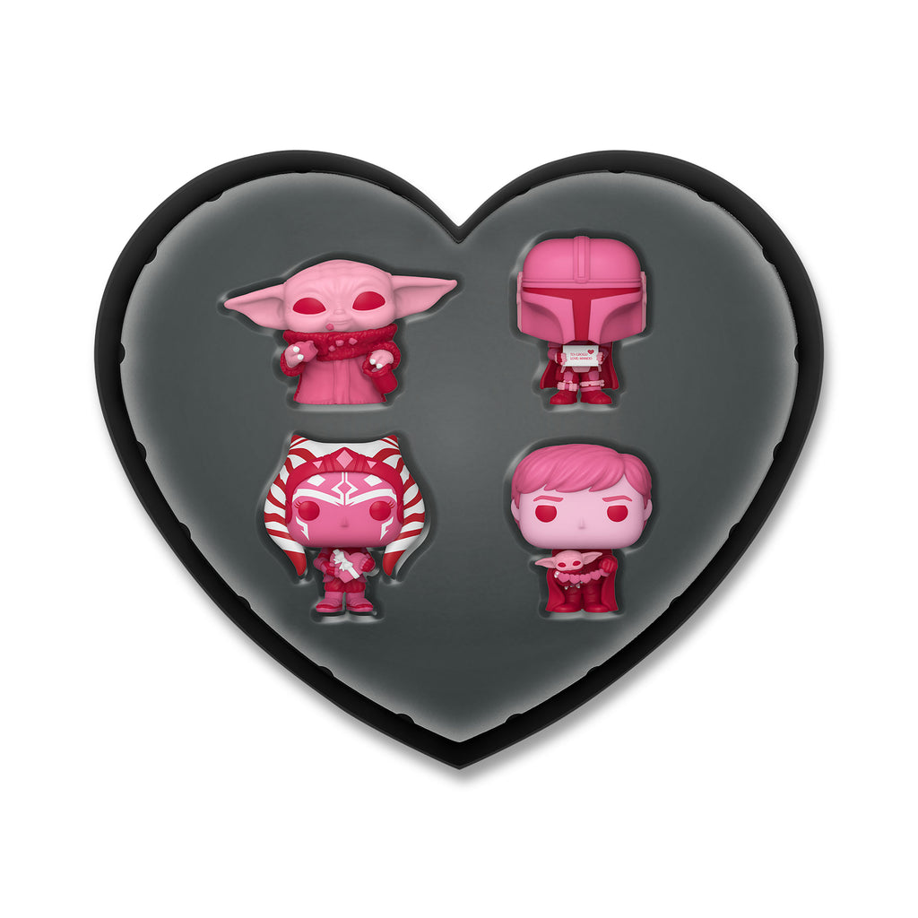 Produktbild Star Wars - Funko Pocket Pop 4er Figuren Set Valentinstags-Edition