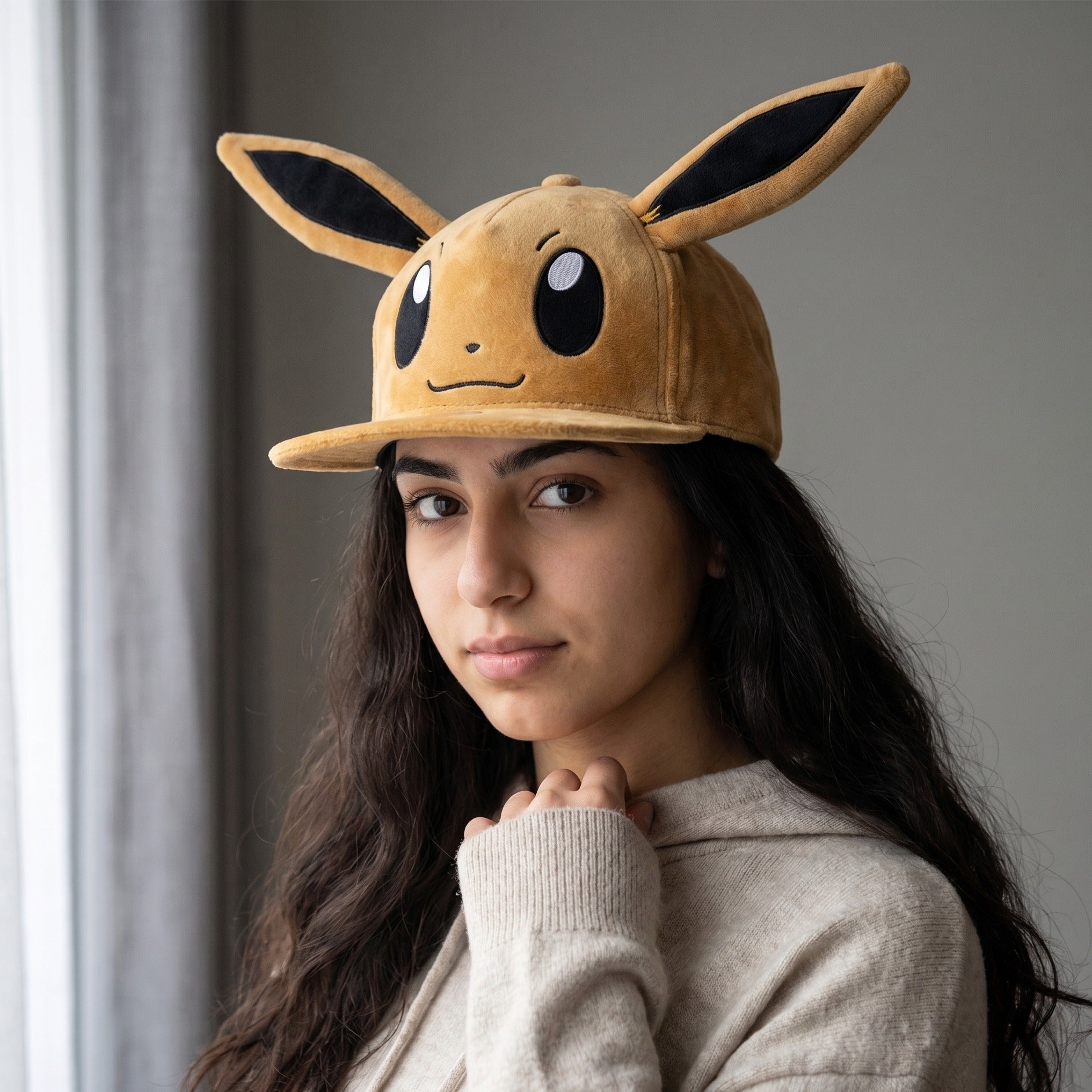 Produktbild Pokemon - Evoli Plüsch Snapback Cap