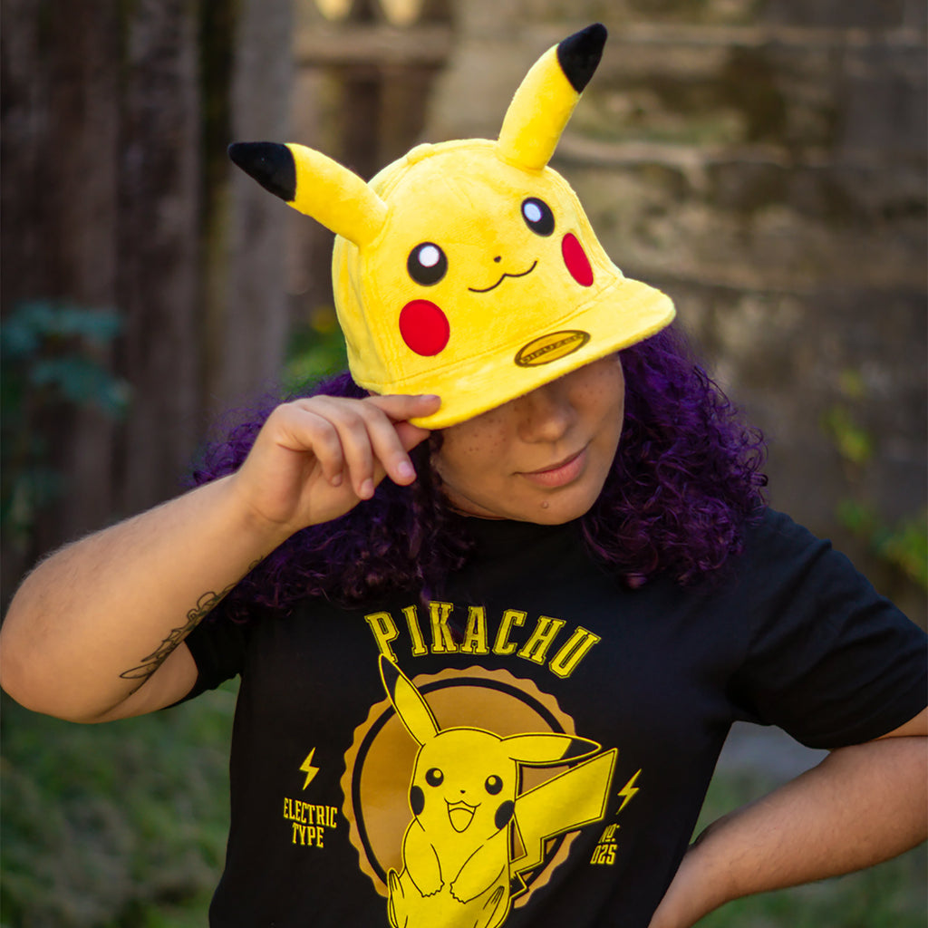 Produktbild Pokemon - Pikachu Plüsch Snapback Cap