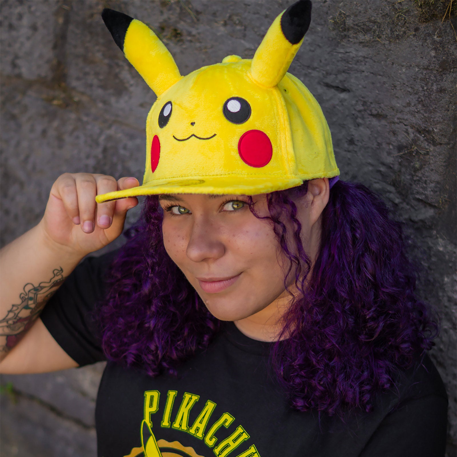 Produktbild Pokemon - Pikachu Plüsch Snapback Cap