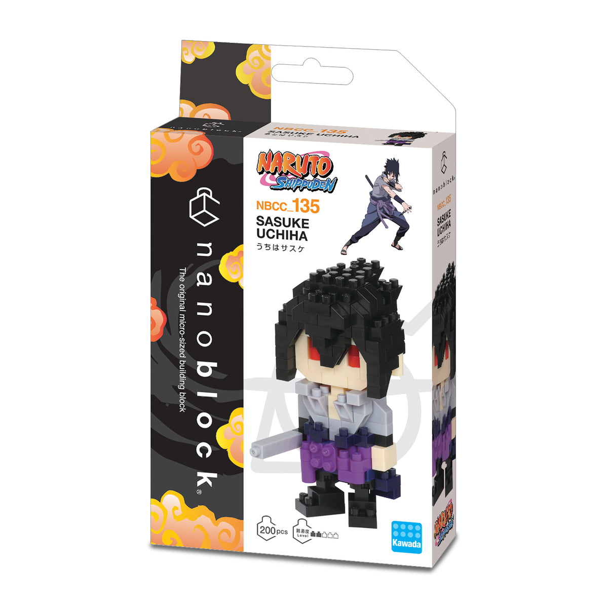 Produktbild Naruto Shippuden - Sasuke Uchiha nanoblock Mini Baustein Figur