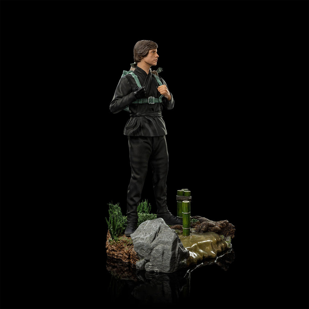 Produktbild Luke Skywalker & Grogu Training Statue limitiert - Star Wars The Book of Boba Fett