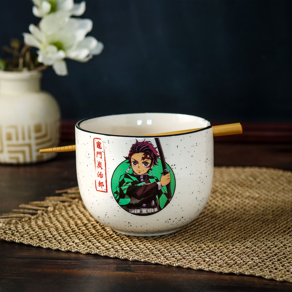 Produktbild Demon Slayer - Tanjiro Kamado Ramen Schale mit Ess-Stäbchen