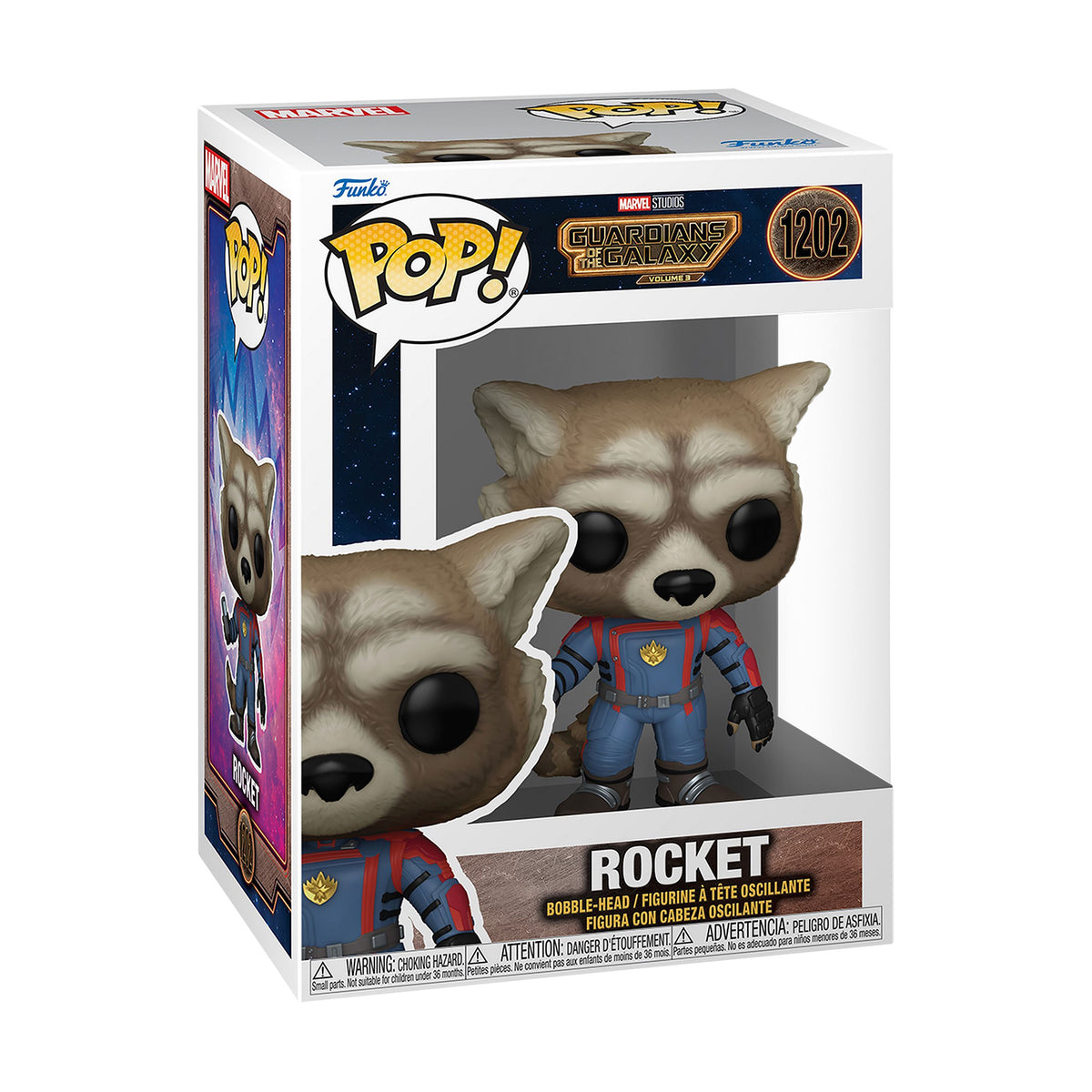 Produktbild Guardians of the Galaxy - Rocket Raccoon Funko Pop Wackelkopf-Figur