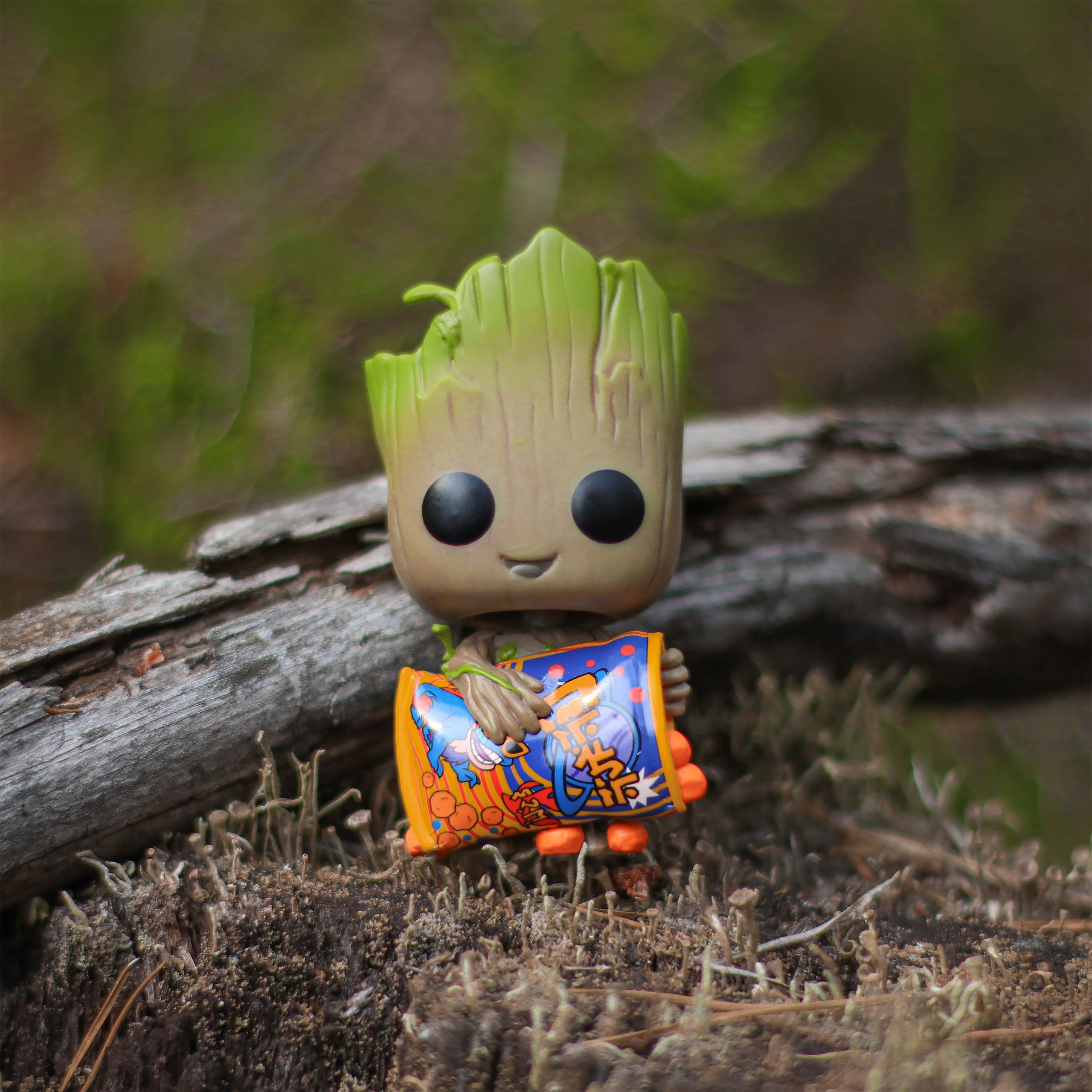 Produktbild I Am Groot - Groot mit Käsebällchen Funko Pop Wackelkopf-Figur