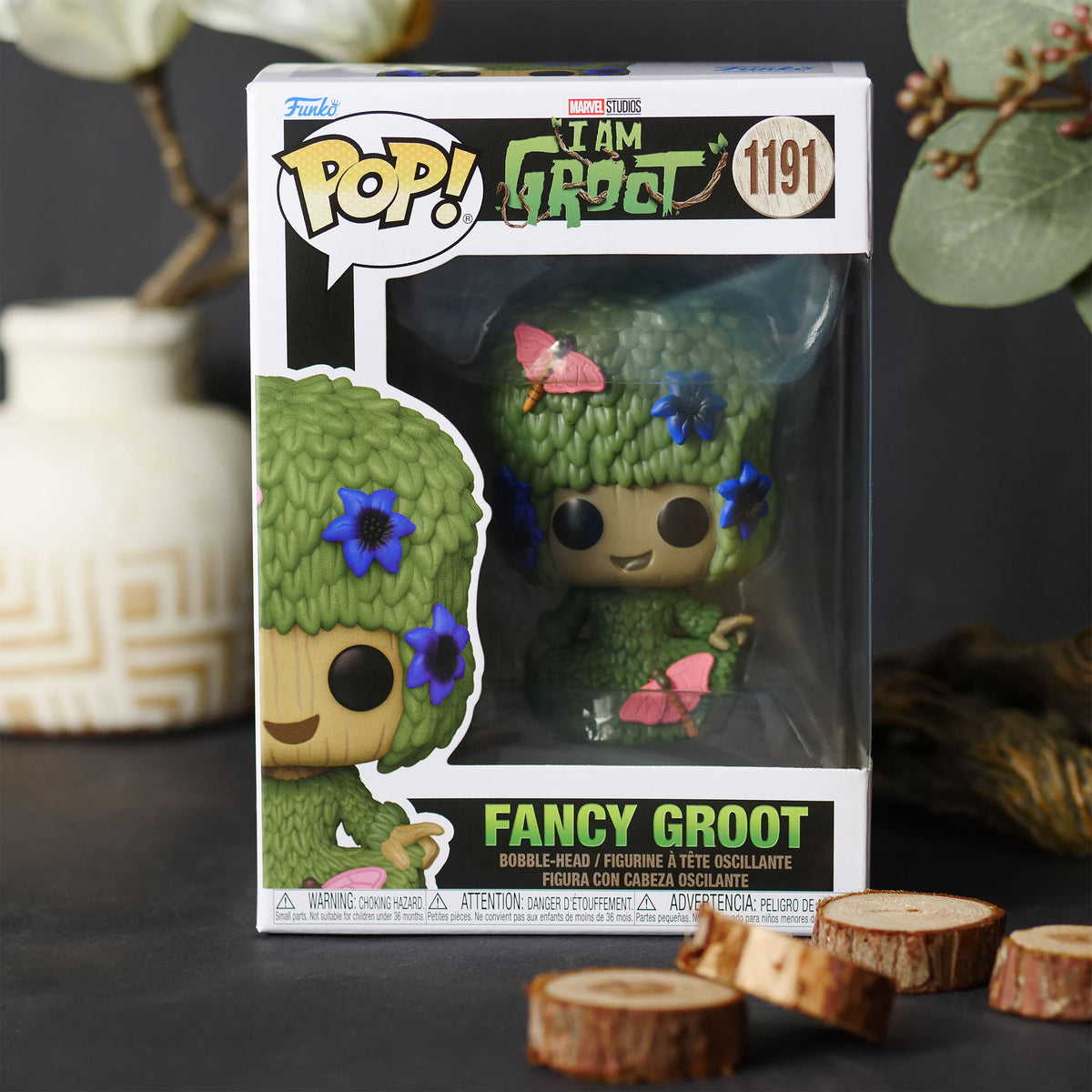 Produktbild I Am Groot - Fancy Groot Funko Pop Wackelkopf-Figur