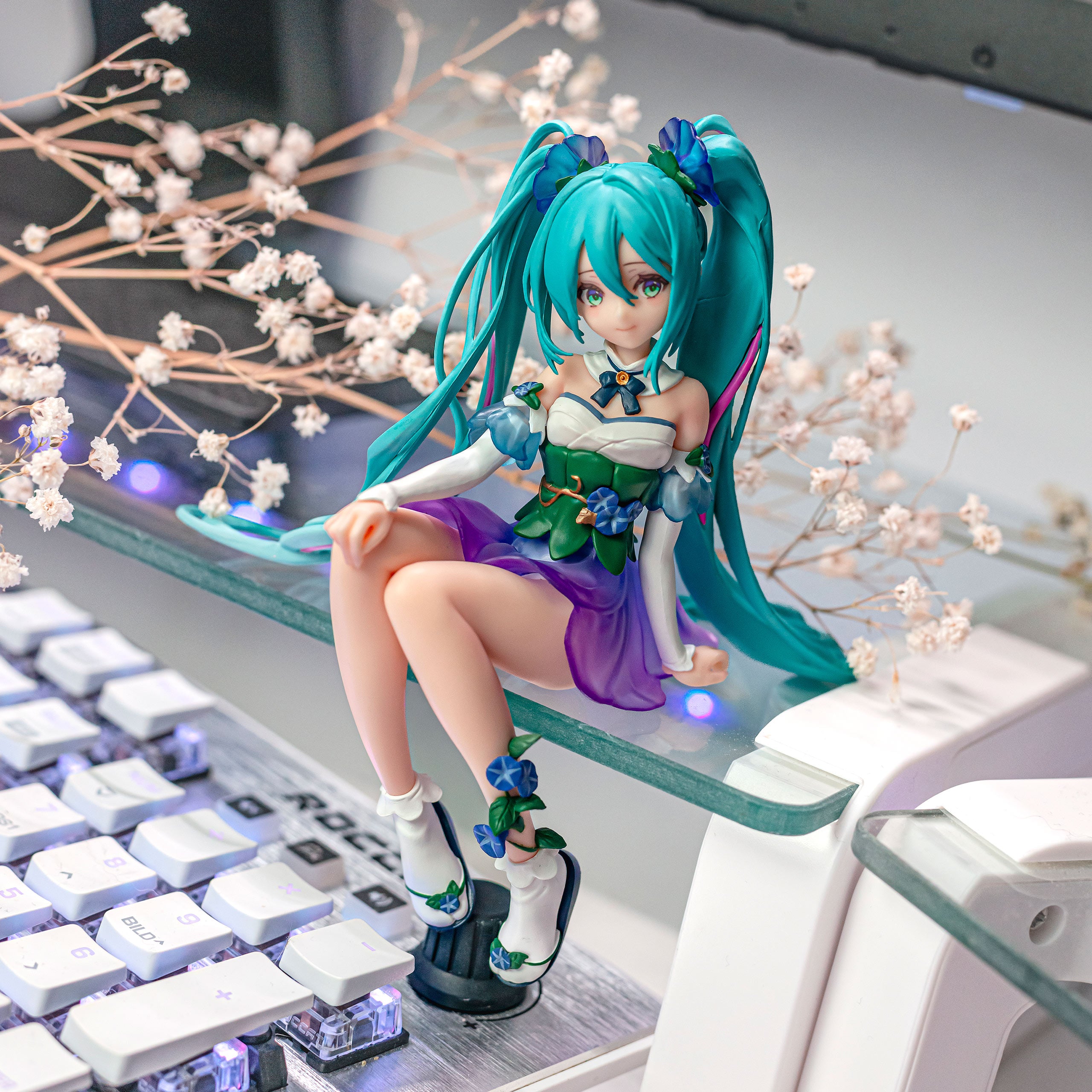 Produktbild Hatsune Miku - Flower Fairy Morning Glory Noodle Stopper Figur