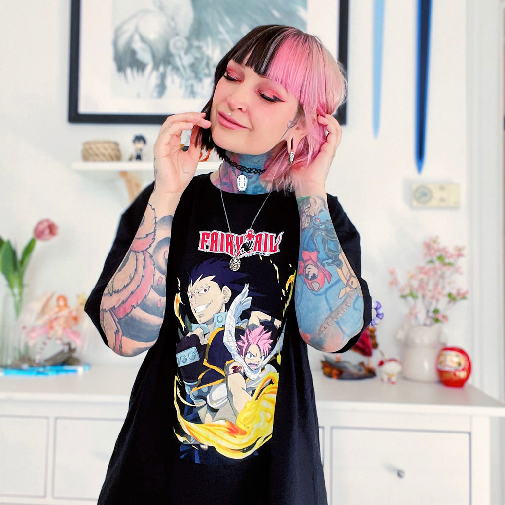 Produktbild Fairy Tail - The Dragon Search T-Shirt schwarz