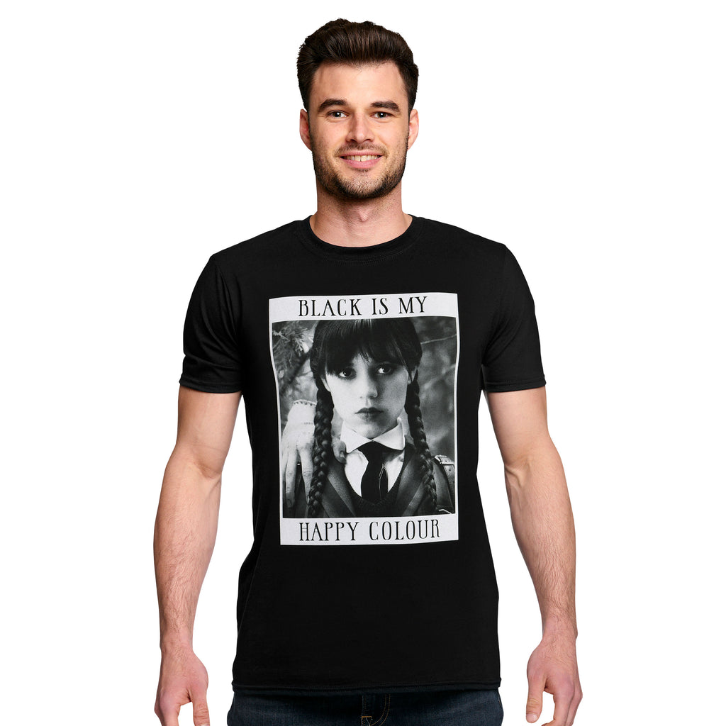 Produktbild Wednesday - Black Is My Happy Colour T-Shirt schwarz