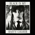 Produktbild Wednesday - Black Is My Happy Colour T-Shirt schwarz