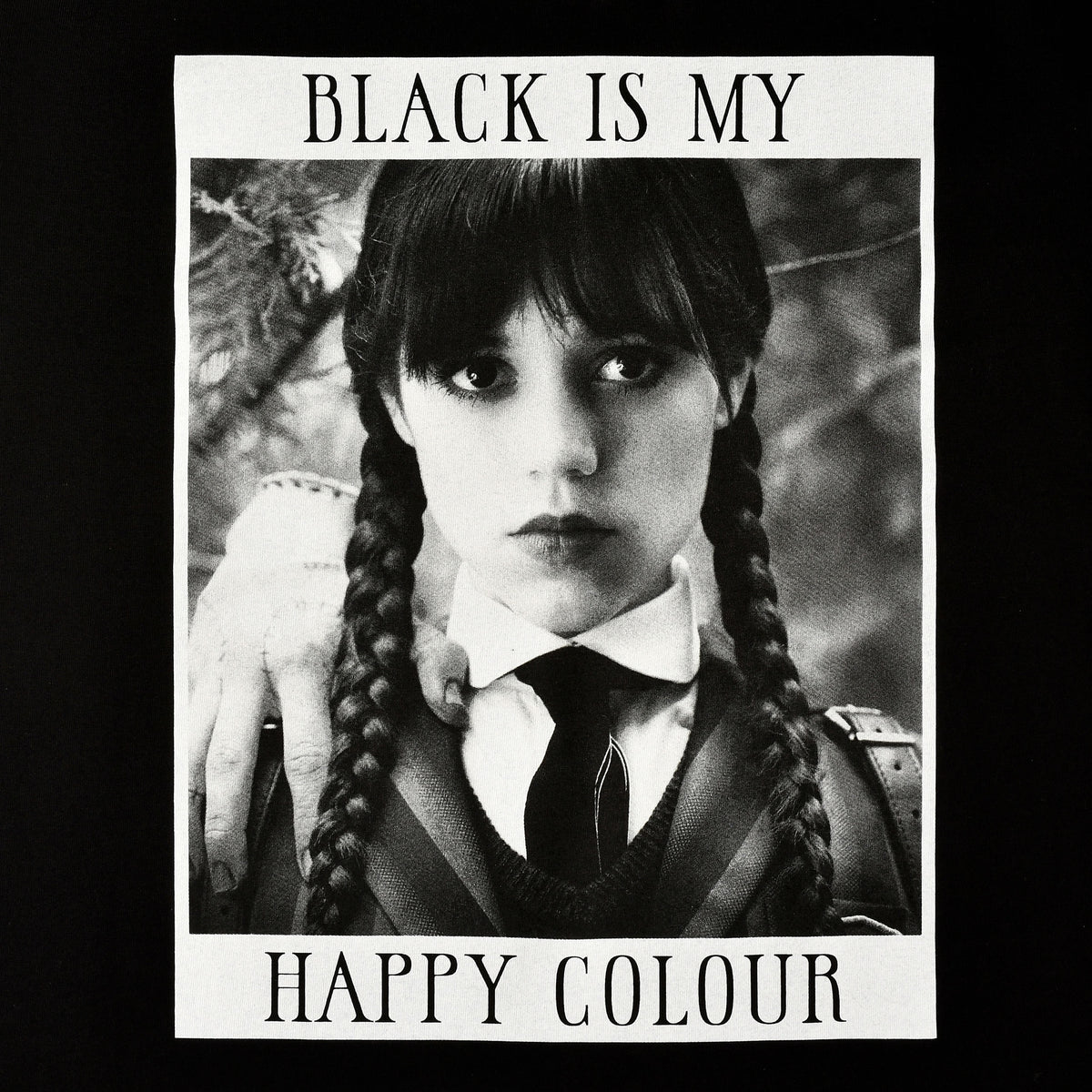 Produktbild Wednesday - Black Is My Happy Colour T-Shirt schwarz