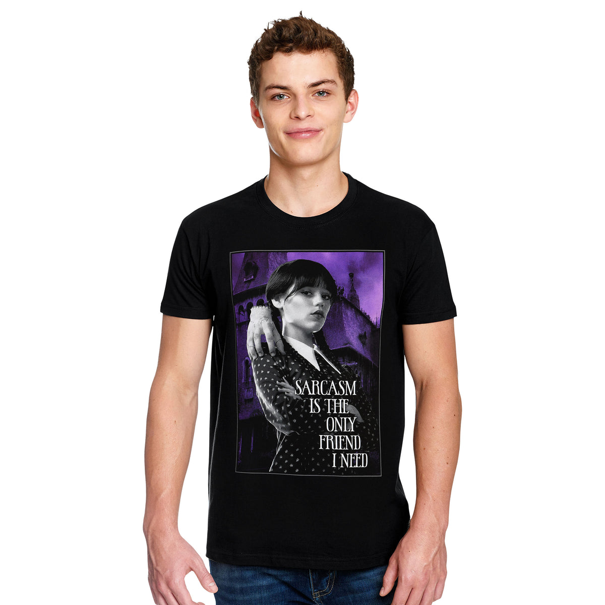 Produktbild Wednesday - Sarcasm T-Shirt schwarz