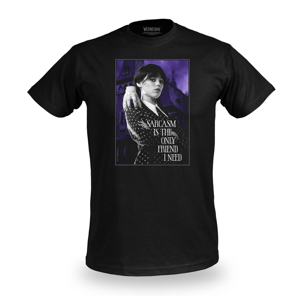 Produktbild Wednesday - Sarcasm T-Shirt schwarz