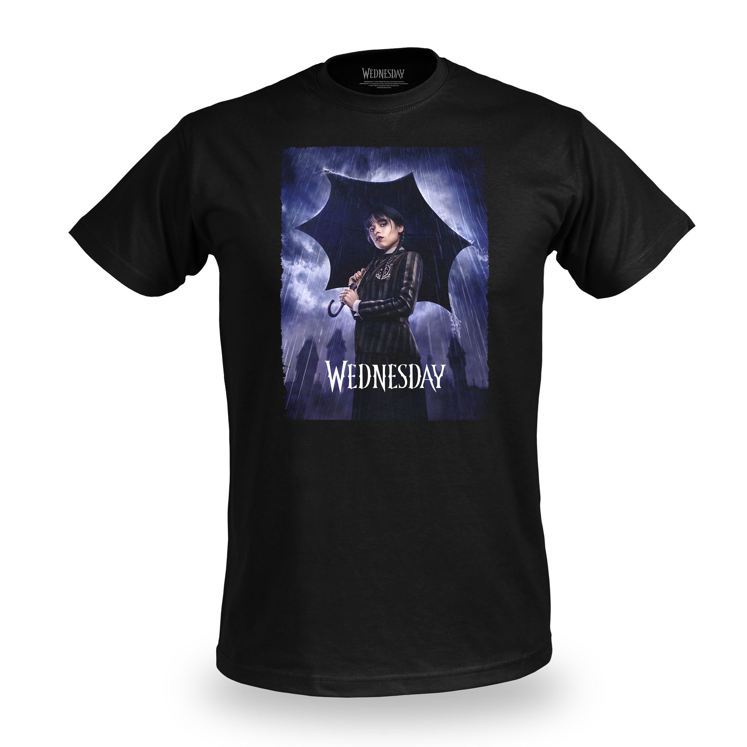 Produktbild Wednesday - Teaser Poster T-Shirt schwarz