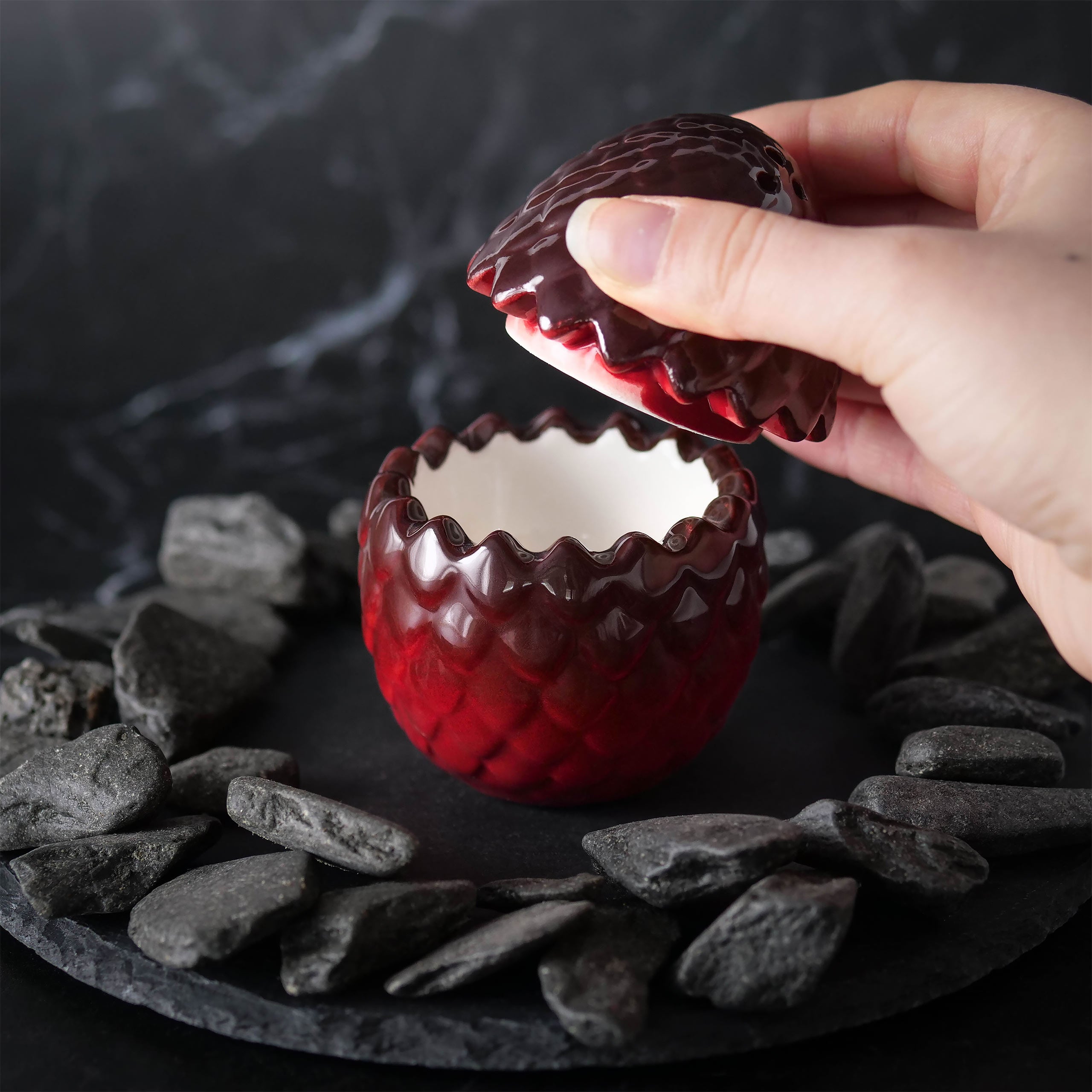 Product image Game of Thrones - Dragon Egg Egg Cup and Salt Shaker