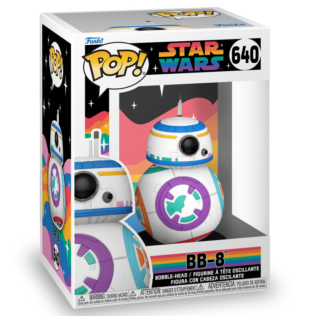 Produktbild Star Wars - BB-8 Pride Funko Pop Wackelkopf-Figur