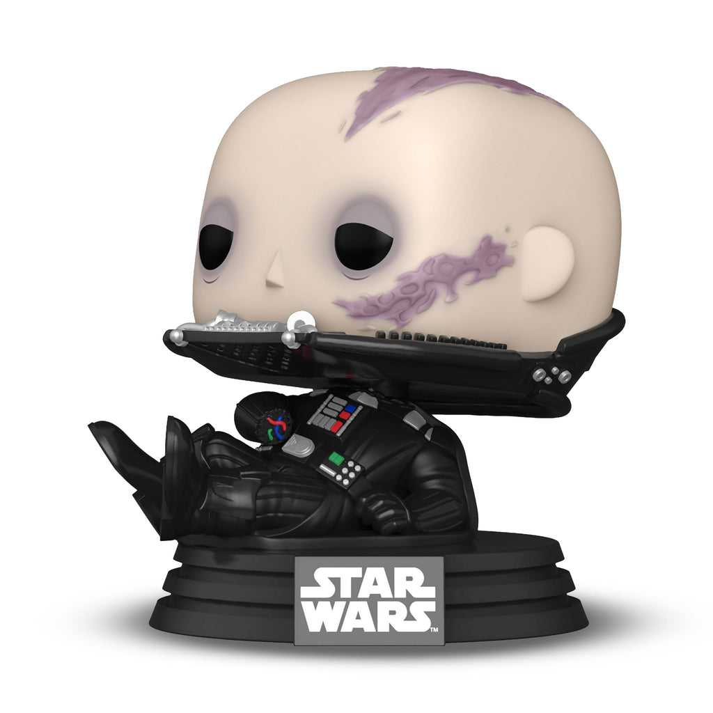 Produktbild Star Wars - Darth Vader unmaskiert 40th Anniversary Funko Pop Wackelkopf-Figur