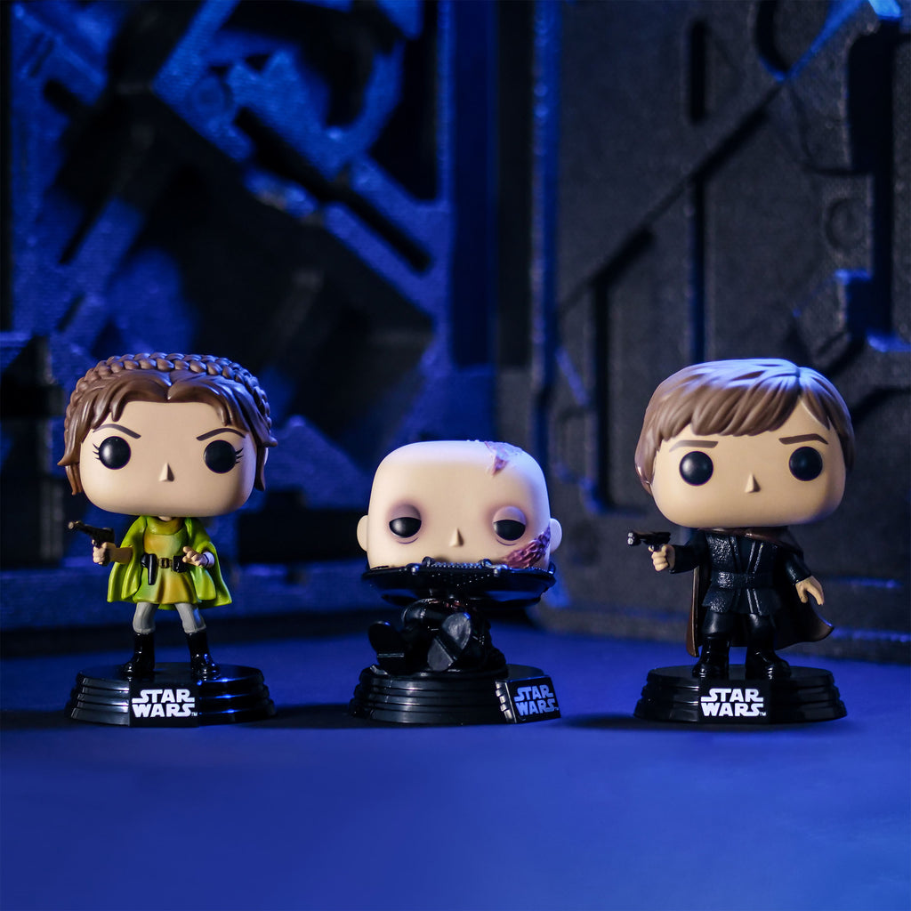 Produktbild Star Wars - Darth Vader unmaskiert 40th Anniversary Funko Pop Wackelkopf-Figur