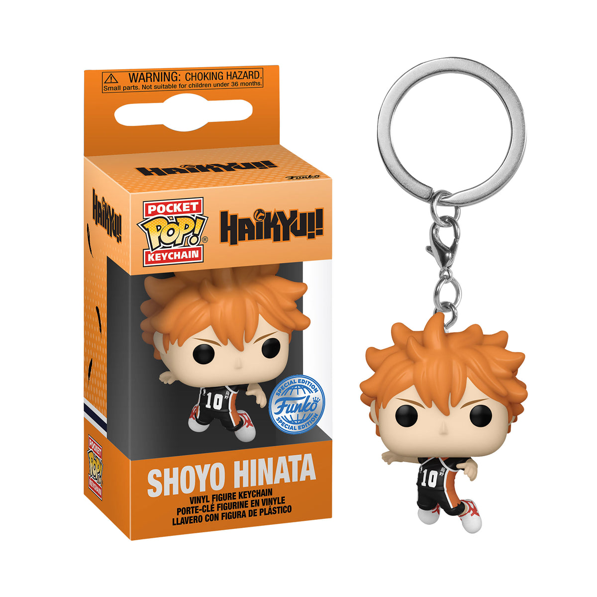 Produktbild Haikyu!! - Shoyo Hinata Funko Pop Schlüsselanhänger