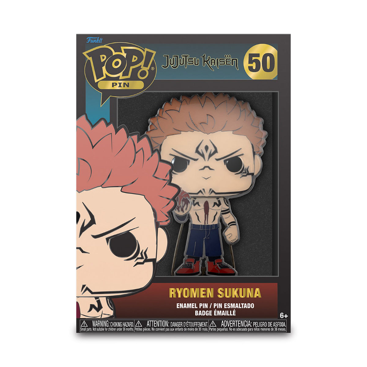 Produktbild Jujutsu Kaisen - Sukuna Funko Pop Pin 10 cm