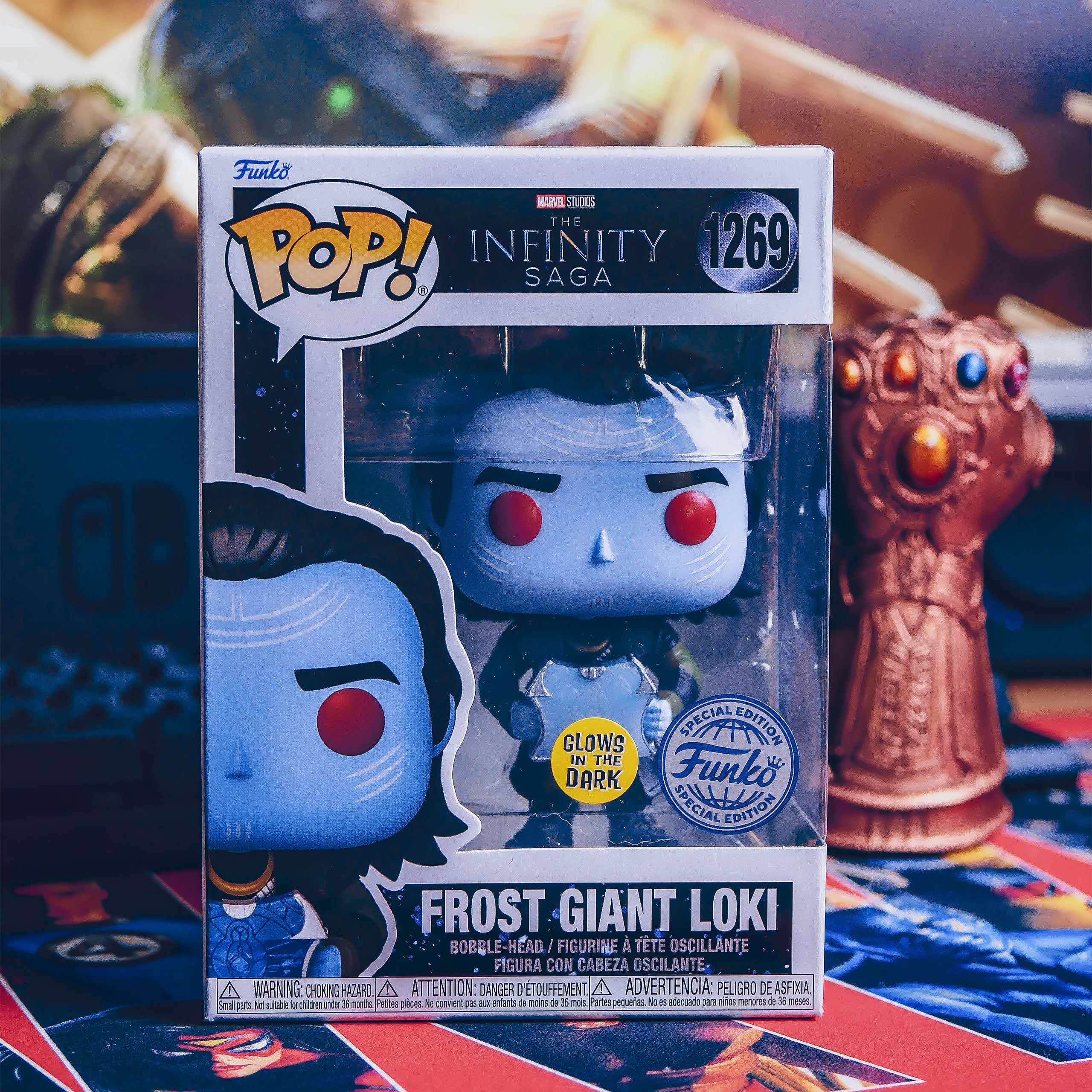 Produktbild Frost Giant Loki Glow in the Dark Funko Pop Figur - Marvel