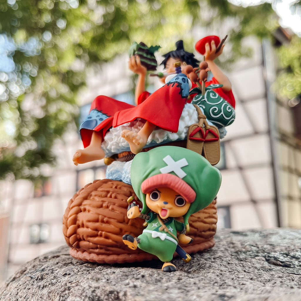 Produktbild One Piece - Luffy und Chopper Petitrama Logbox Re Birth Vol. 1 Statue