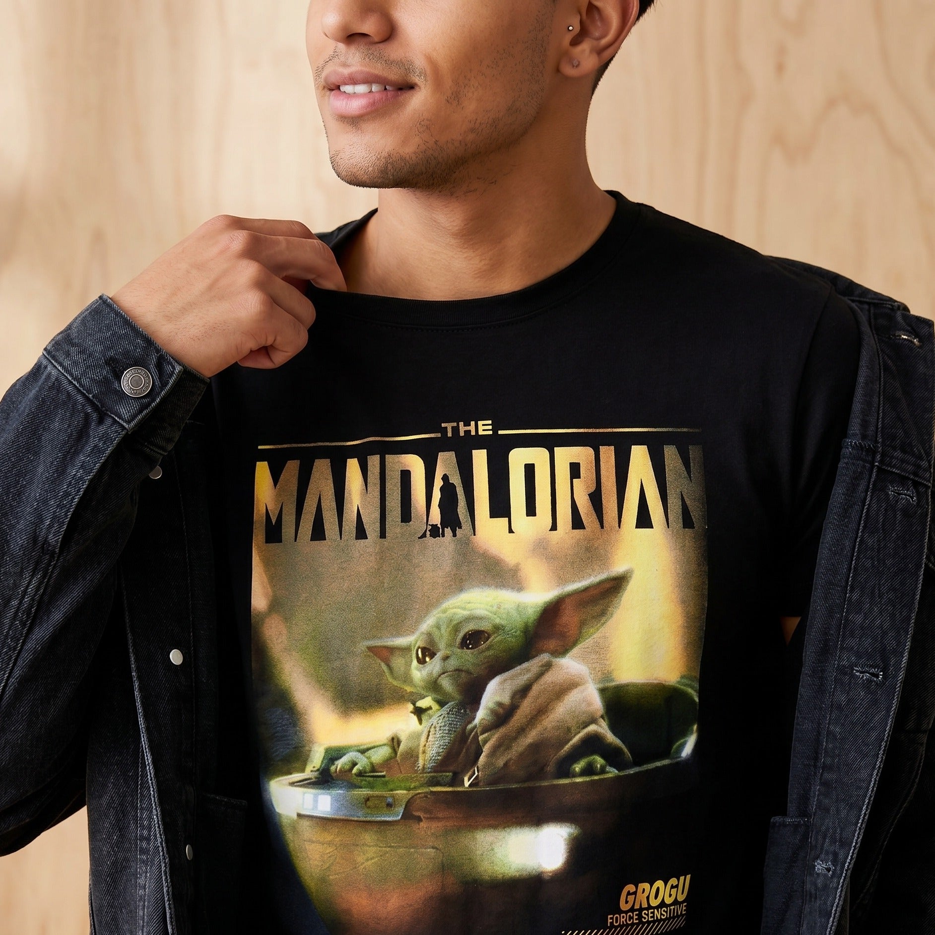 Produktbild Grogu T-Shirt schwarz - Star Wars The Mandalorian