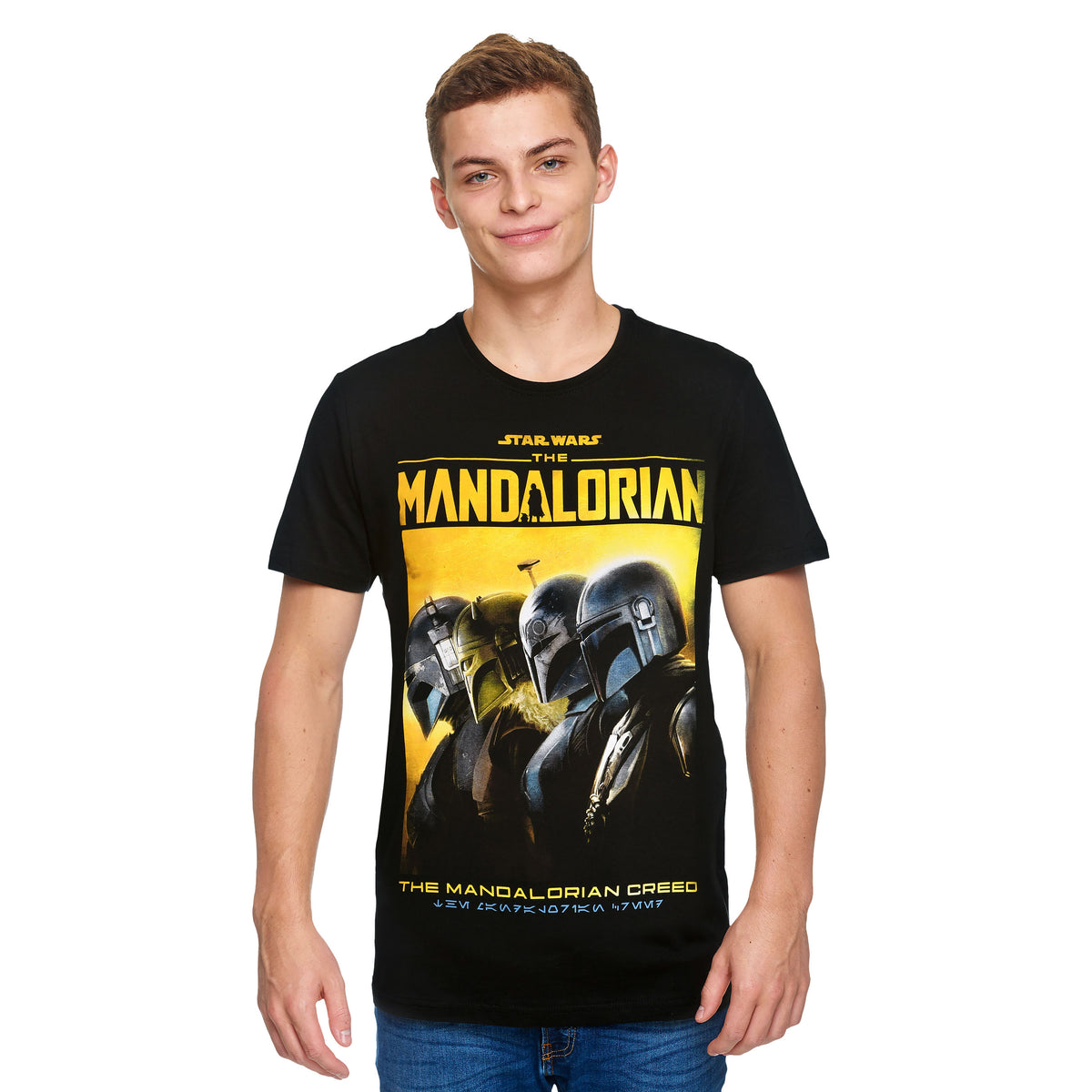Produktbild Mandalorian Creed T-Shirt schwarz - Star Wars The Mandalorian