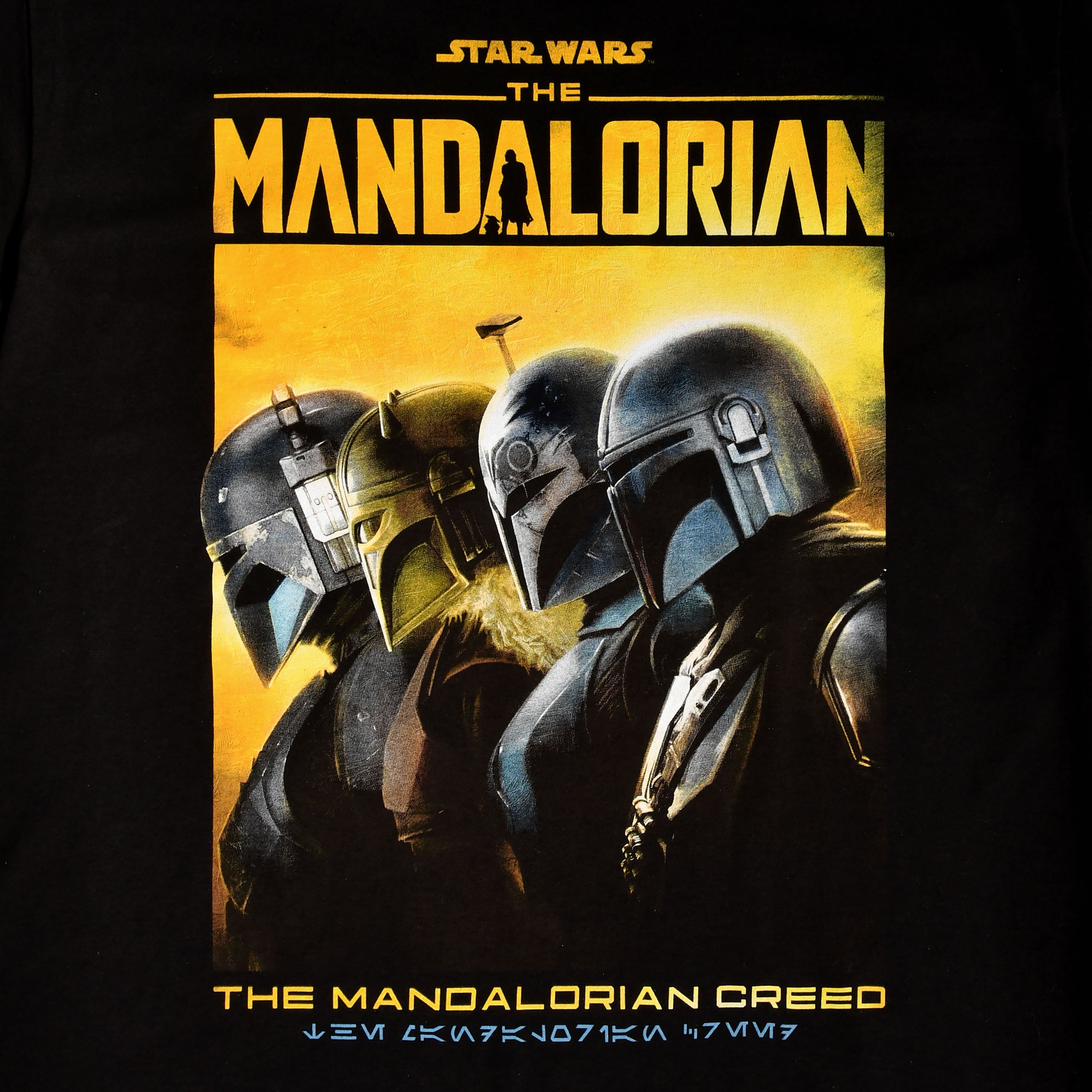 Produktbild Mandalorian Creed T-Shirt schwarz - Star Wars The Mandalorian