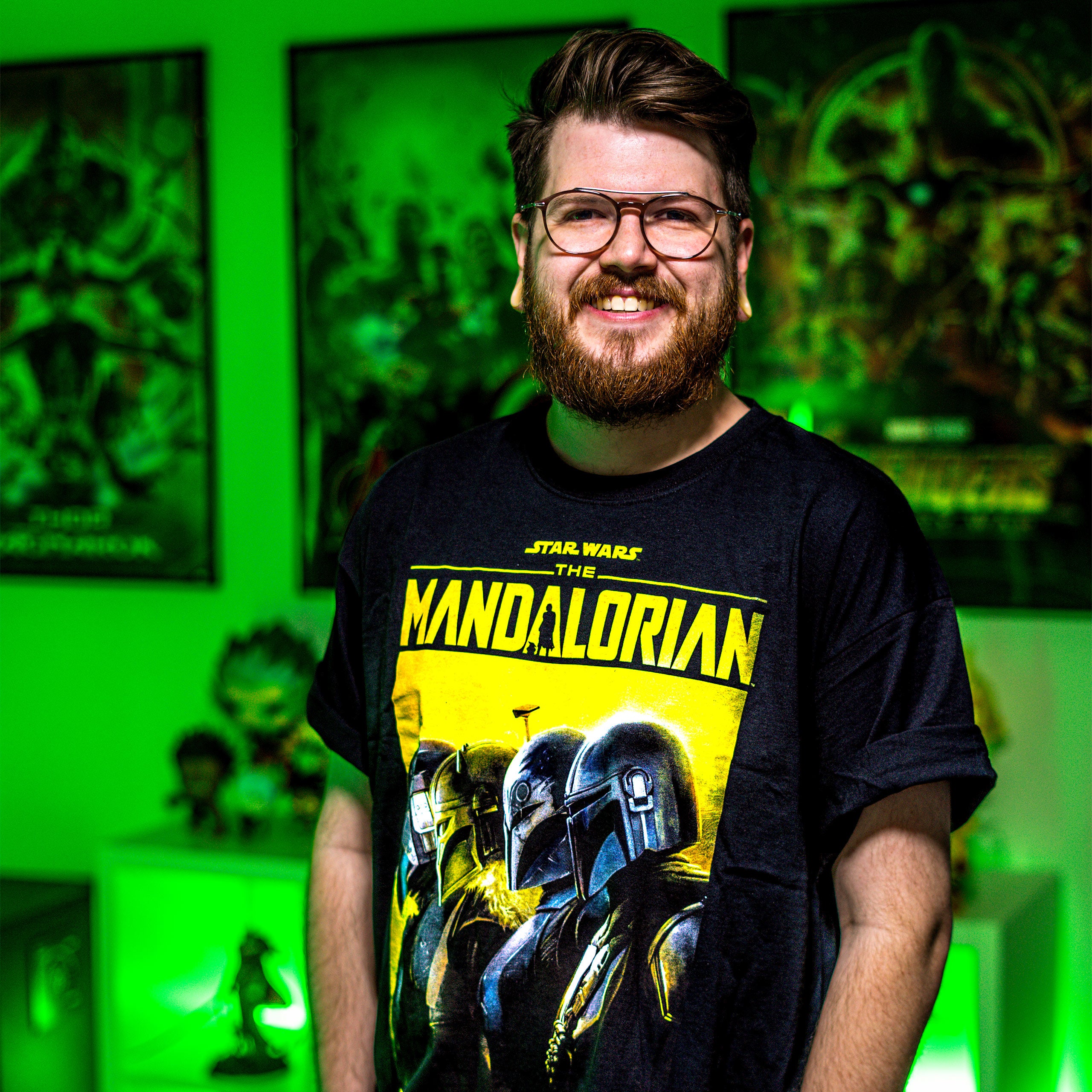 Produktbild Mandalorian Creed T-Shirt schwarz - Star Wars The Mandalorian