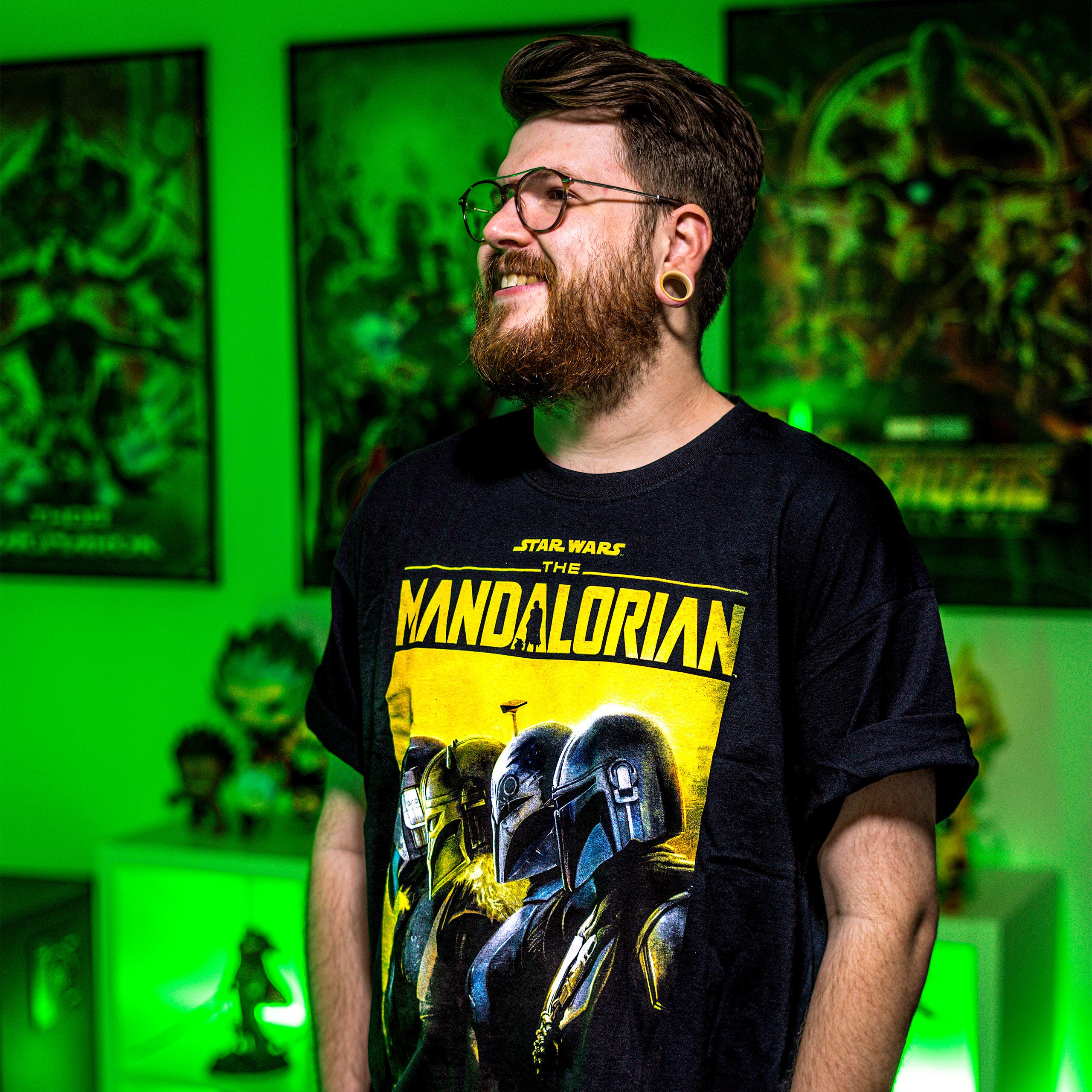 Produktbild Mandalorian Creed T-Shirt schwarz - Star Wars The Mandalorian