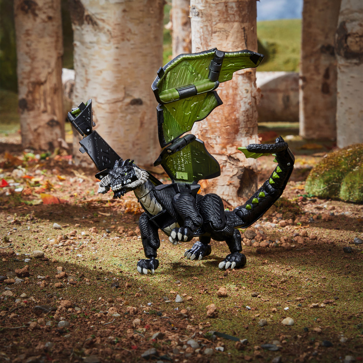 Produktbild Dungeons & Dragons - Schwarzer Drache Rakor Dicelings Actionfigur
