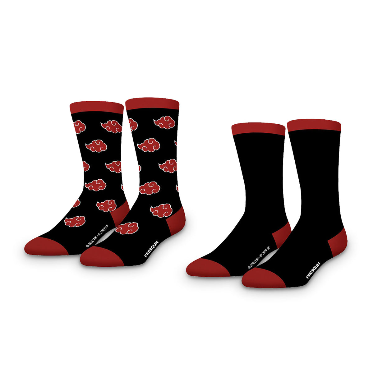 Produktbild Naruto Shippuden - Akatsuki Symbol Freegun Socken 2er Set