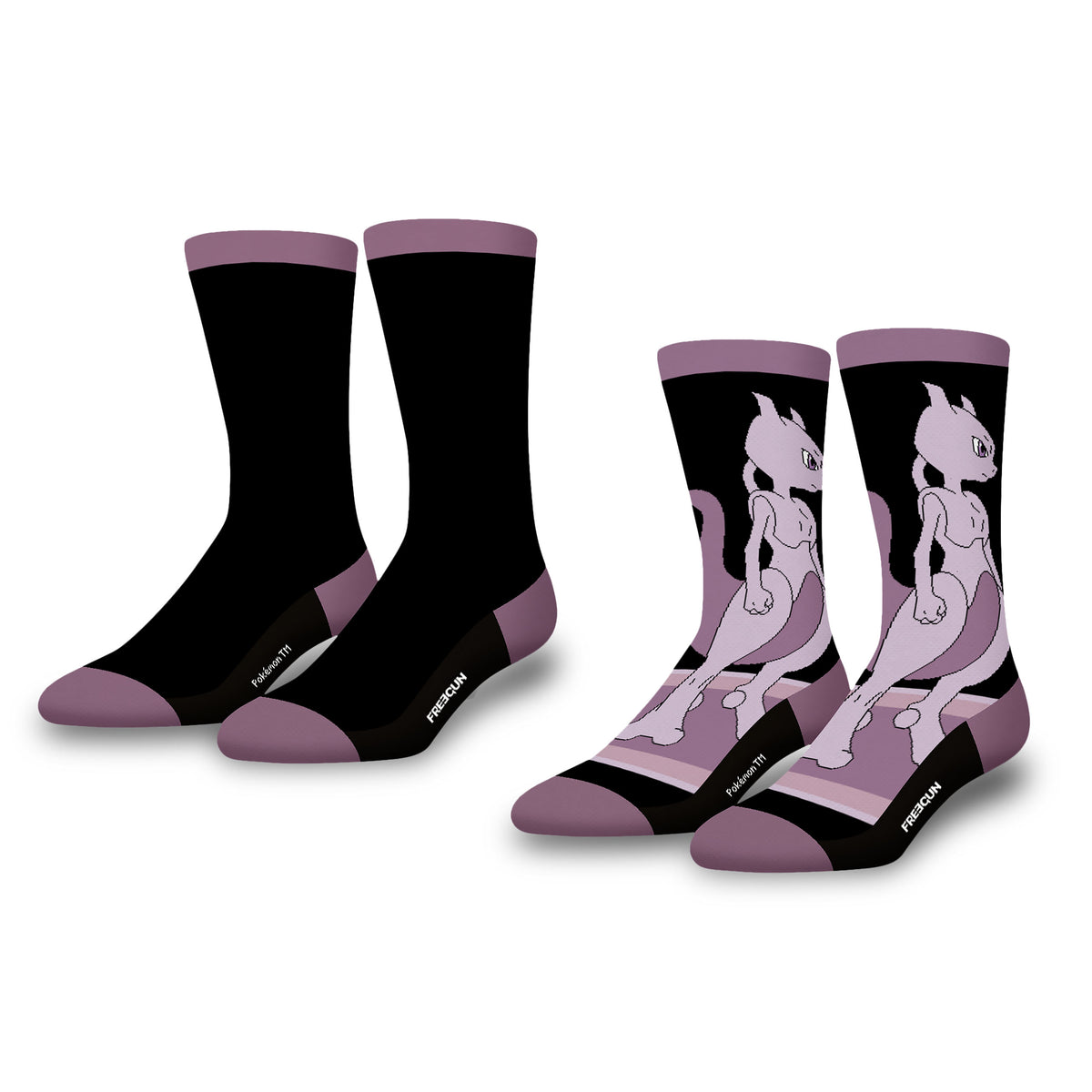 Produktbild Pokemon - Mewtu Freegun Socken 2er Set