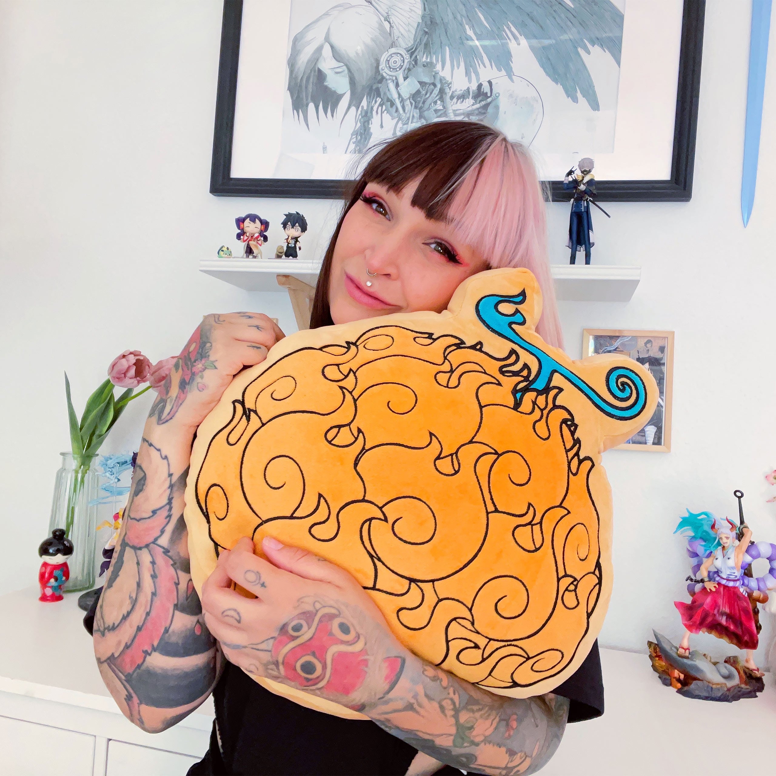 Product image One Piece - Mera Mera Devil Fruit Cushion