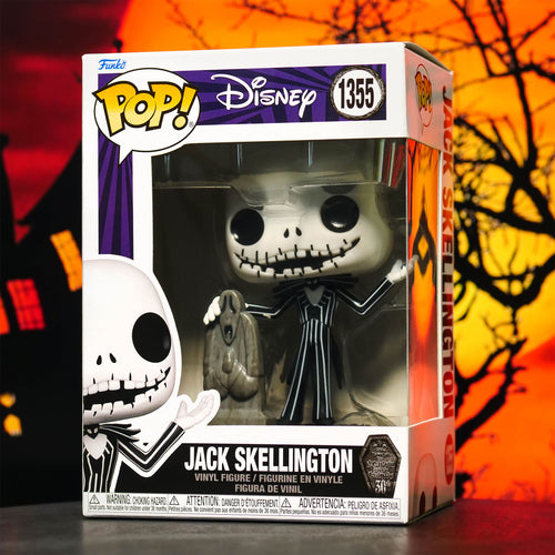 Produktbild Nightmare Before Christmas - Jack Skellington mit Grabstein Funko Pop Figur