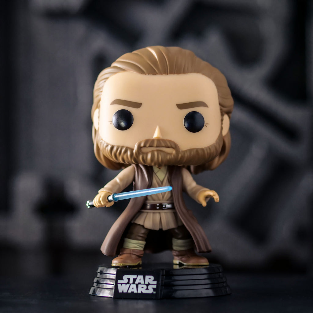 Produktbild Obi-Wan Battle Funko Pop Wackelkopf-Figur - Star Wars