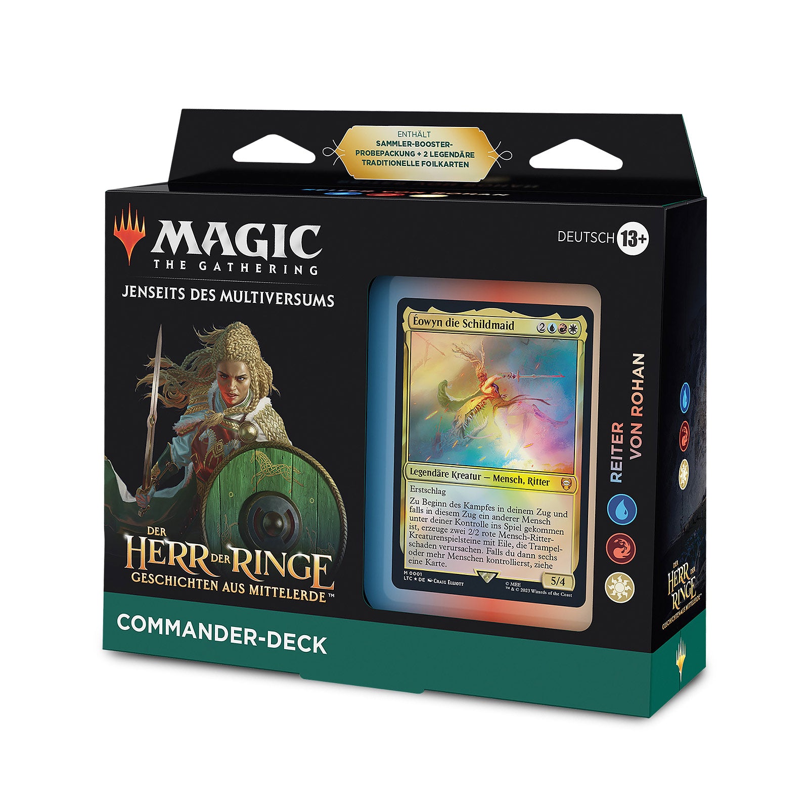 Produktbild Der Herr der Ringe Mittelerde Reiter von Rohan Commander Deck - Magic The Gathering