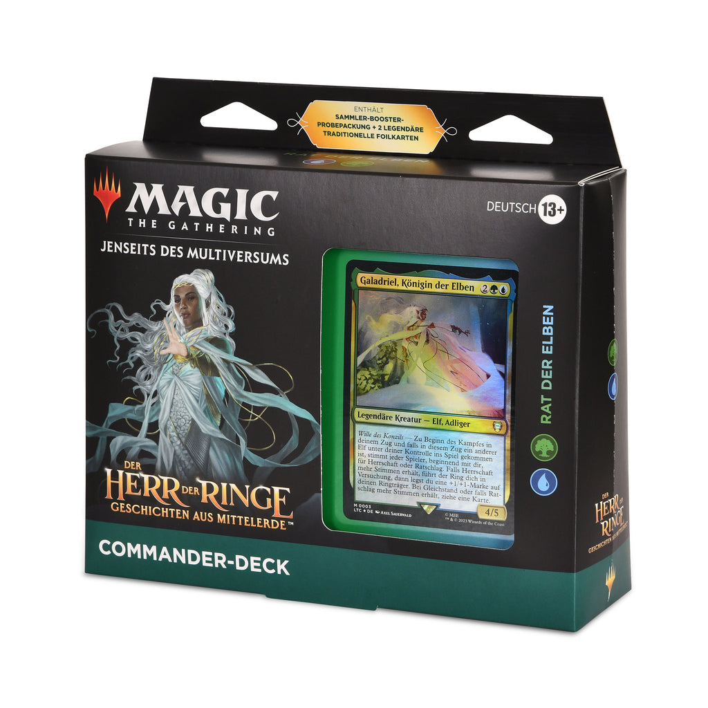 Produktbild Der Herr der Ringe Mittelerde Rat der Elben Commander Deck - Magic The Gathering