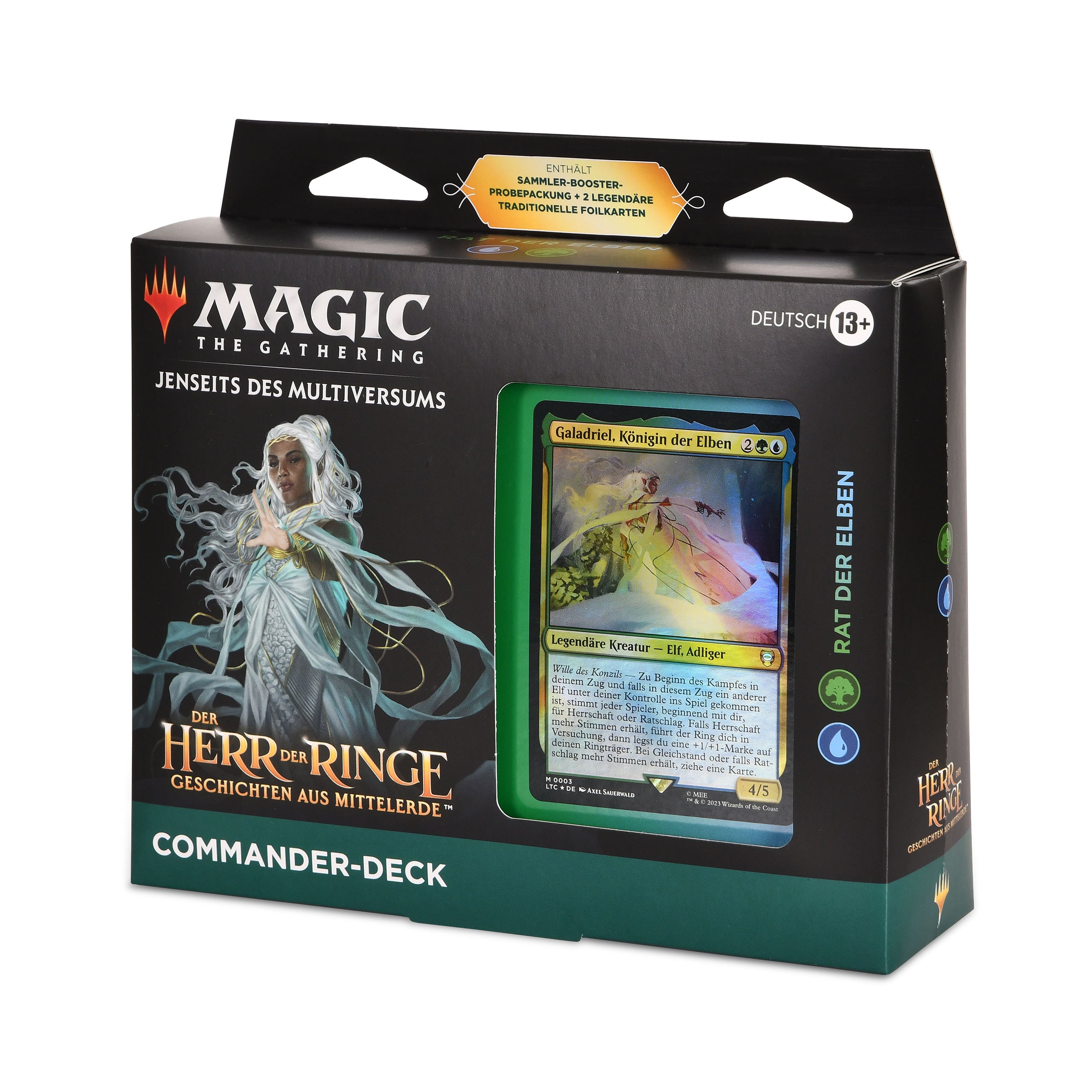 Produktbild Der Herr der Ringe Mittelerde Rat der Elben Commander Deck - Magic The Gathering