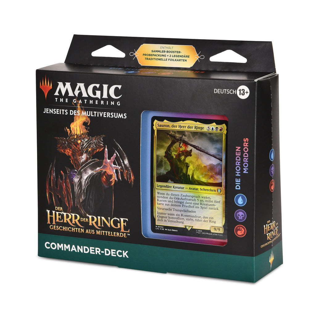 Produktbild Der Herr der Ringe Mittelerde Die Horden Mordors Commander Deck - Magic The Gathering