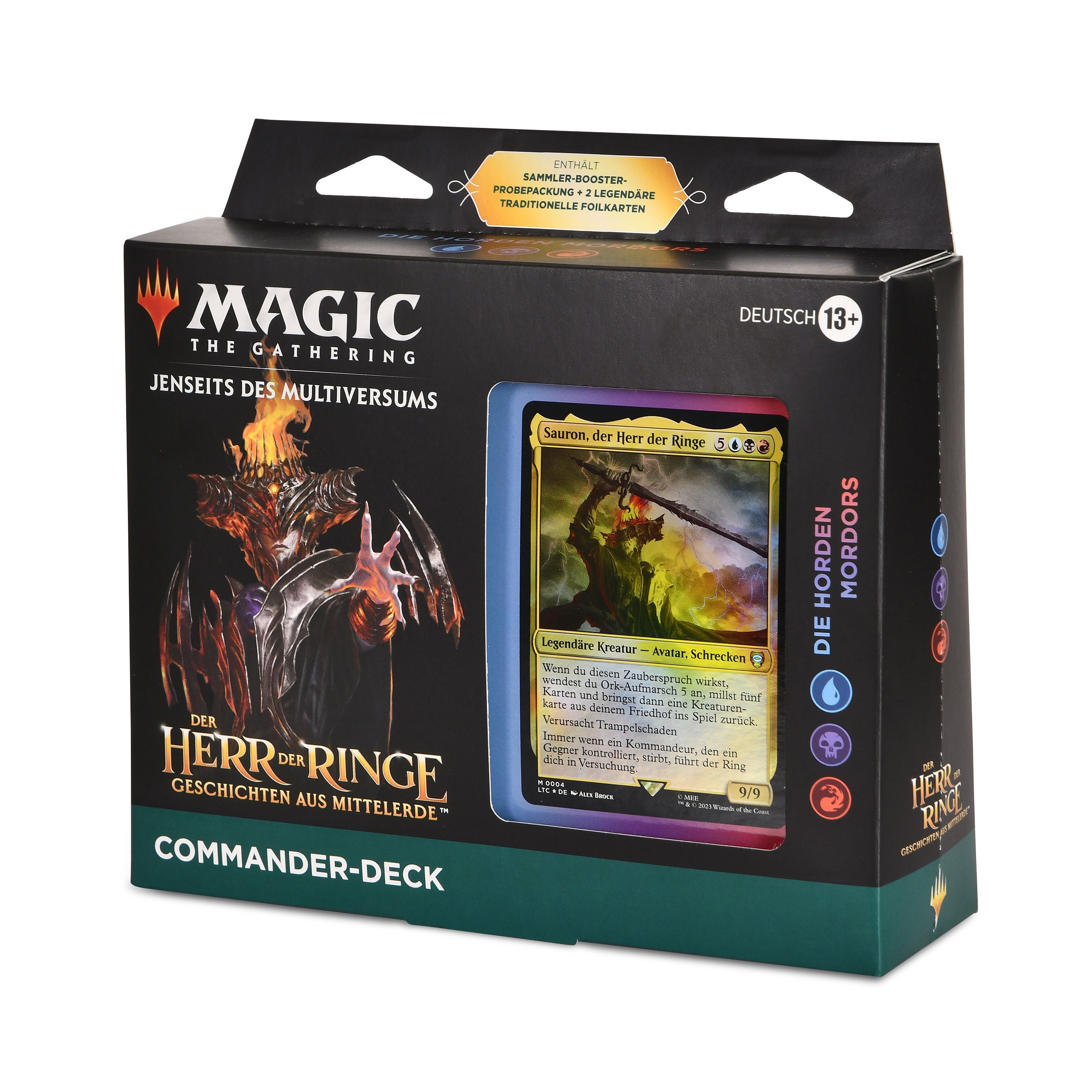 Produktbild Der Herr der Ringe Mittelerde Die Horden Mordors Commander Deck - Magic The Gathering