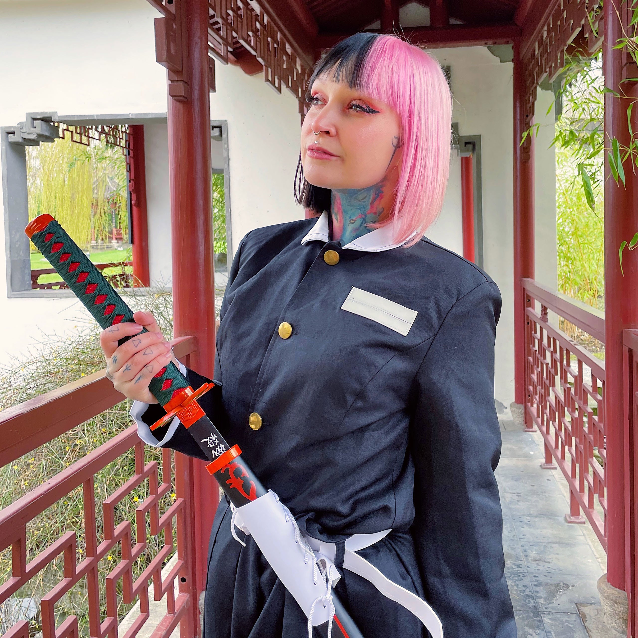 Product image Shinobu Hashira Katana Replica with Saya for Demon Slayer Fans