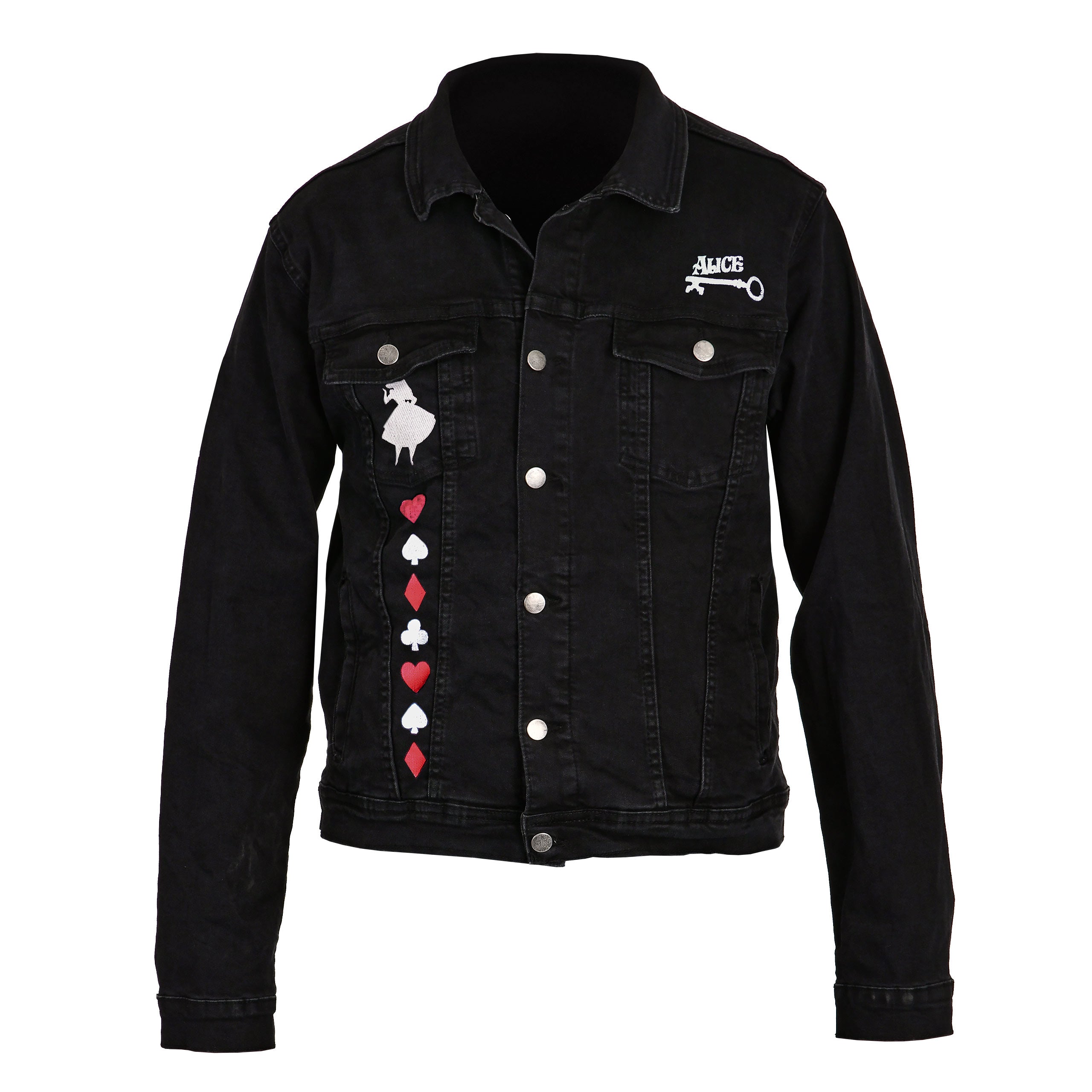 Produktbild Alice im Wunderland - World Of My Own Jeansjacke Damen schwarz