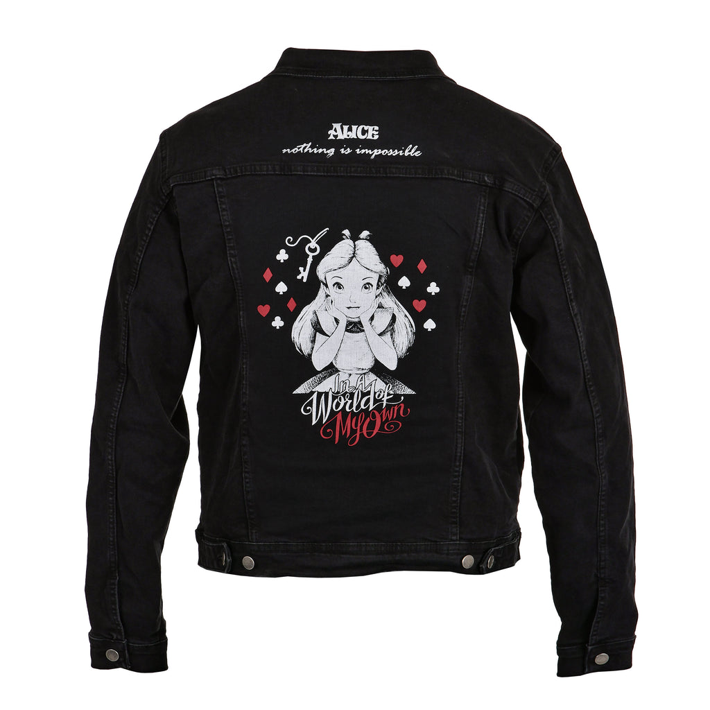 Produktbild Alice im Wunderland - World Of My Own Jeansjacke Damen schwarz