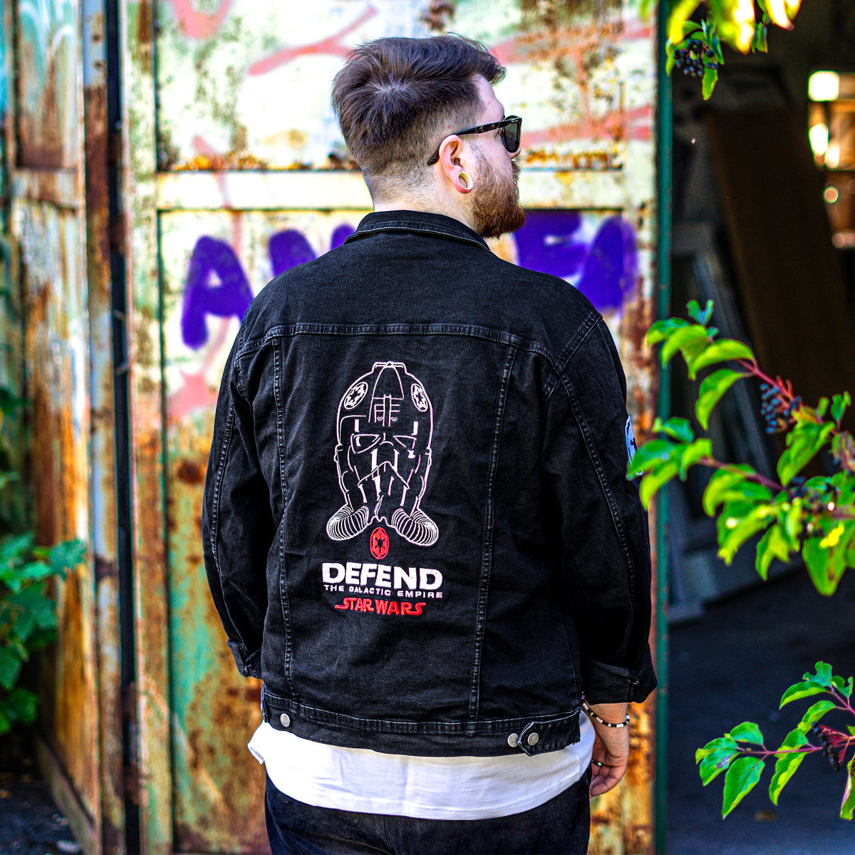 Produktbild Star Wars - Dark Side Defend The Galactic Empire Jeansjacke schwarz