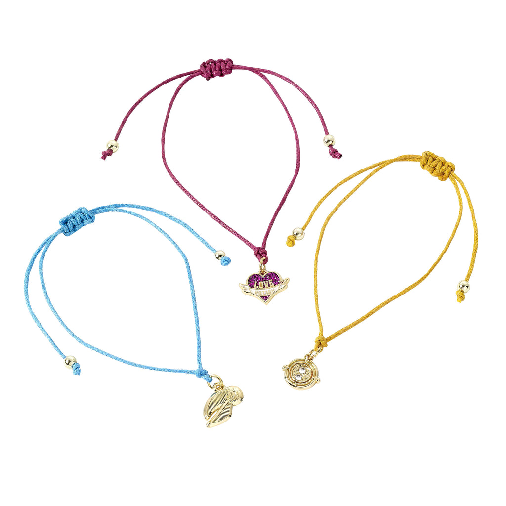 Produktbild Harry Potter - Armbänder 3er Set mit Anhänger