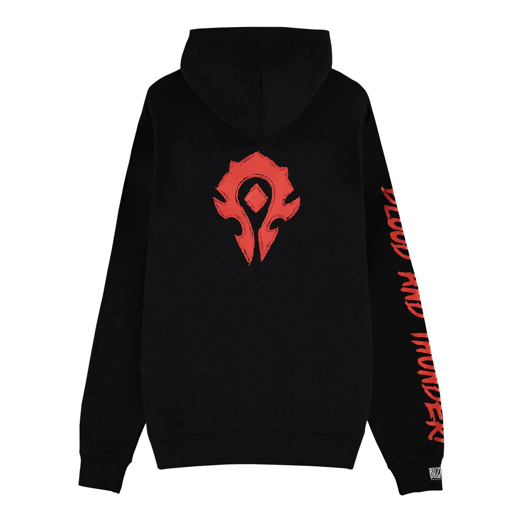 Produktbild World of Warcraft - Blood & Thunder Horde Logo Kapuzenjacke schwarz